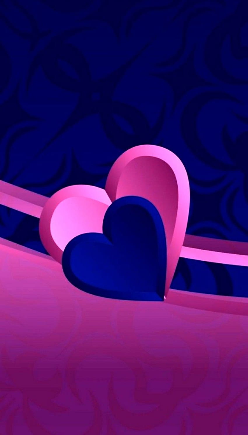 Neon Lights Love Heart Tunnel Background Video 💙 Blue Heart Moving  Background Video Loop [4 Hours] - YouTube