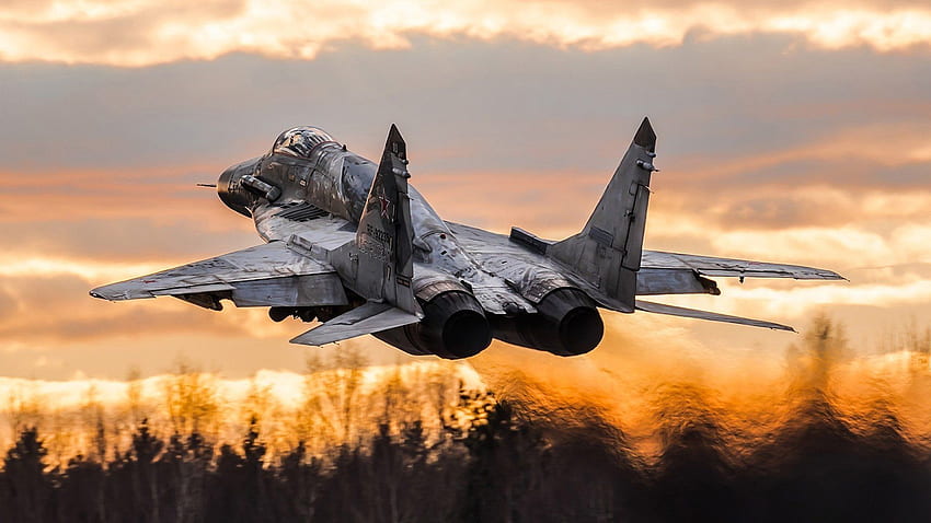 Mikoyan MiG 29 제트 전투기 MilitaryLeak HD 월페이퍼