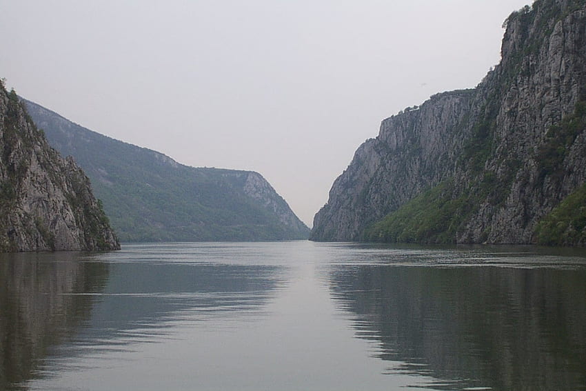 Djerdap/Dunav, river, power, water, canyon HD wallpaper