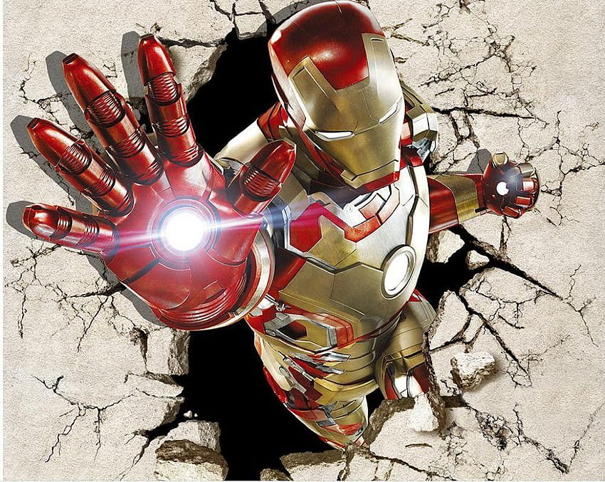 Iron Man 3D HD wallpaper