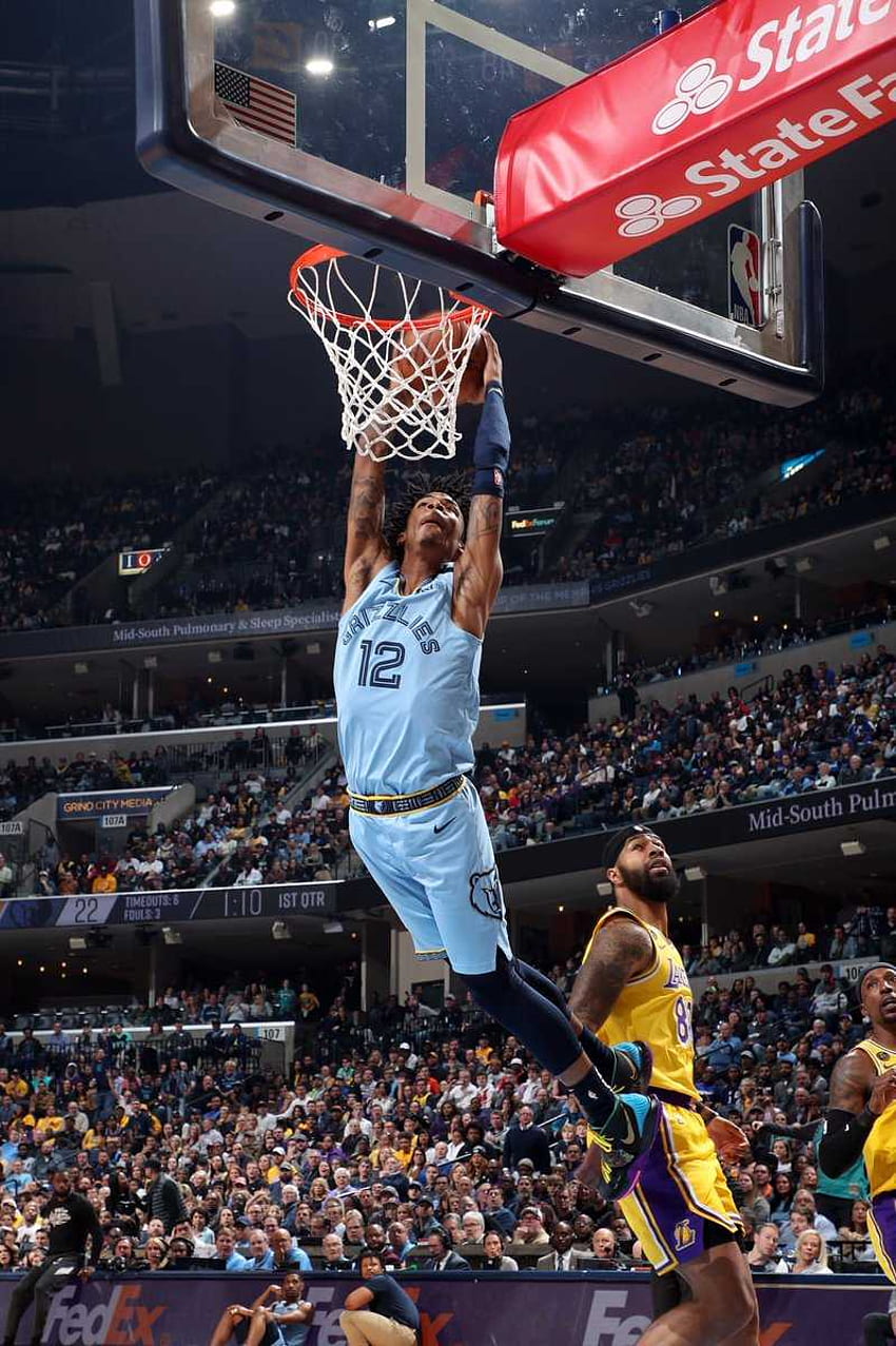 822 Ja Morant Dunk Stock Photos HighRes Pictures and Images  Getty  Images