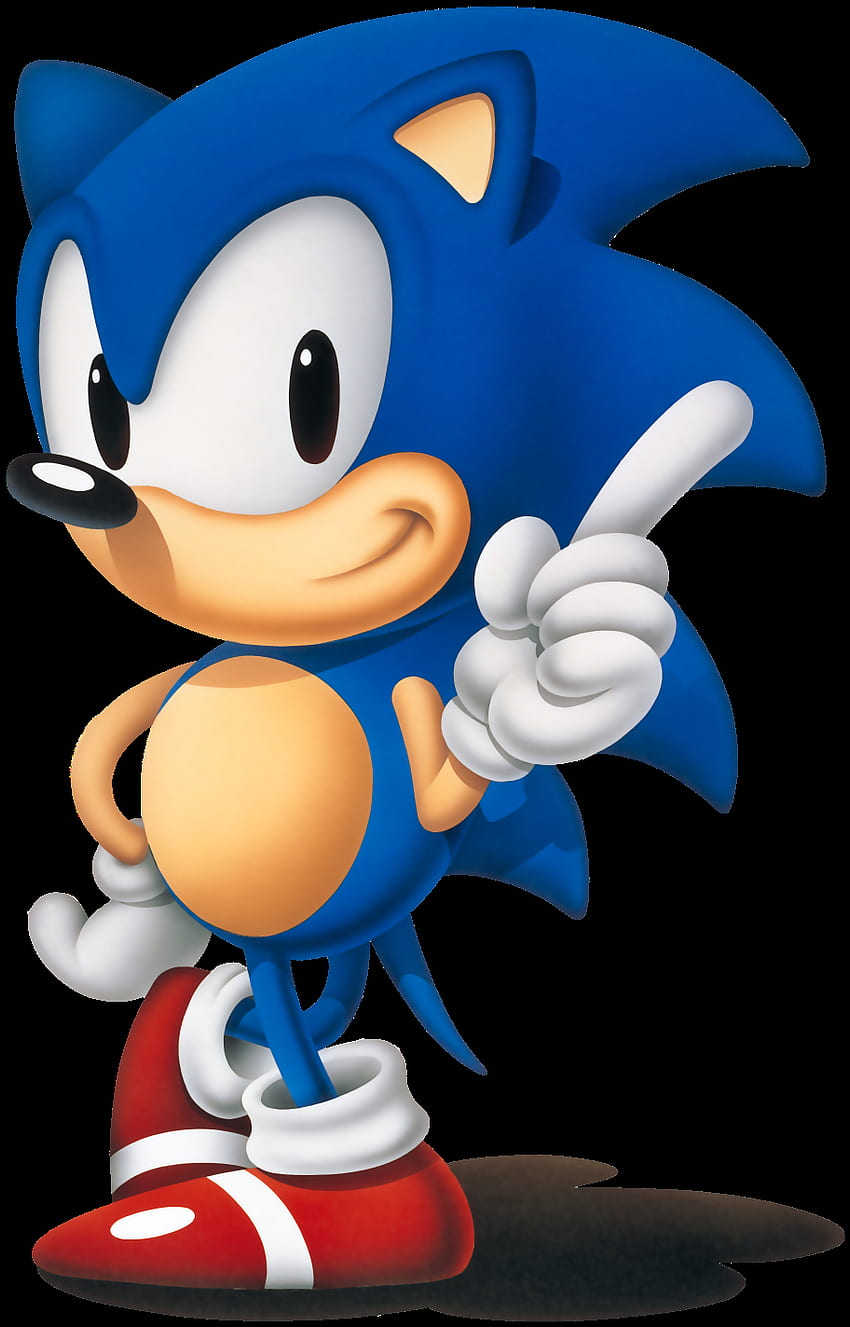 Sonic The Hedgehog , Videospiel, HQ Sonic The Hedgehog, Classic Sonic HD-Handy-Hintergrundbild