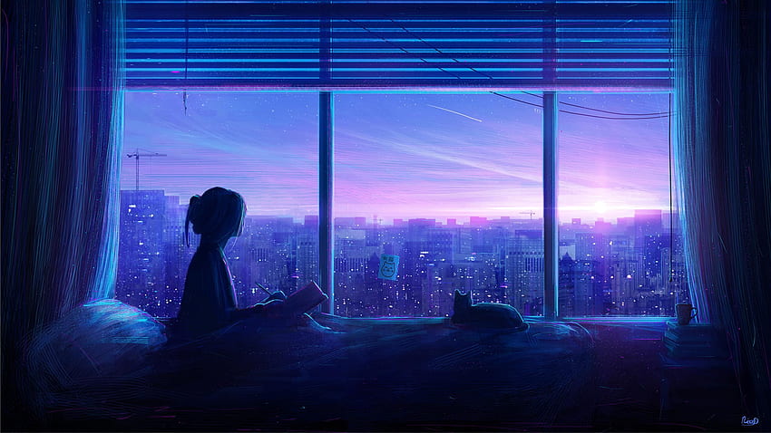 Sad Anime Estética Portátil fondo de pantalla