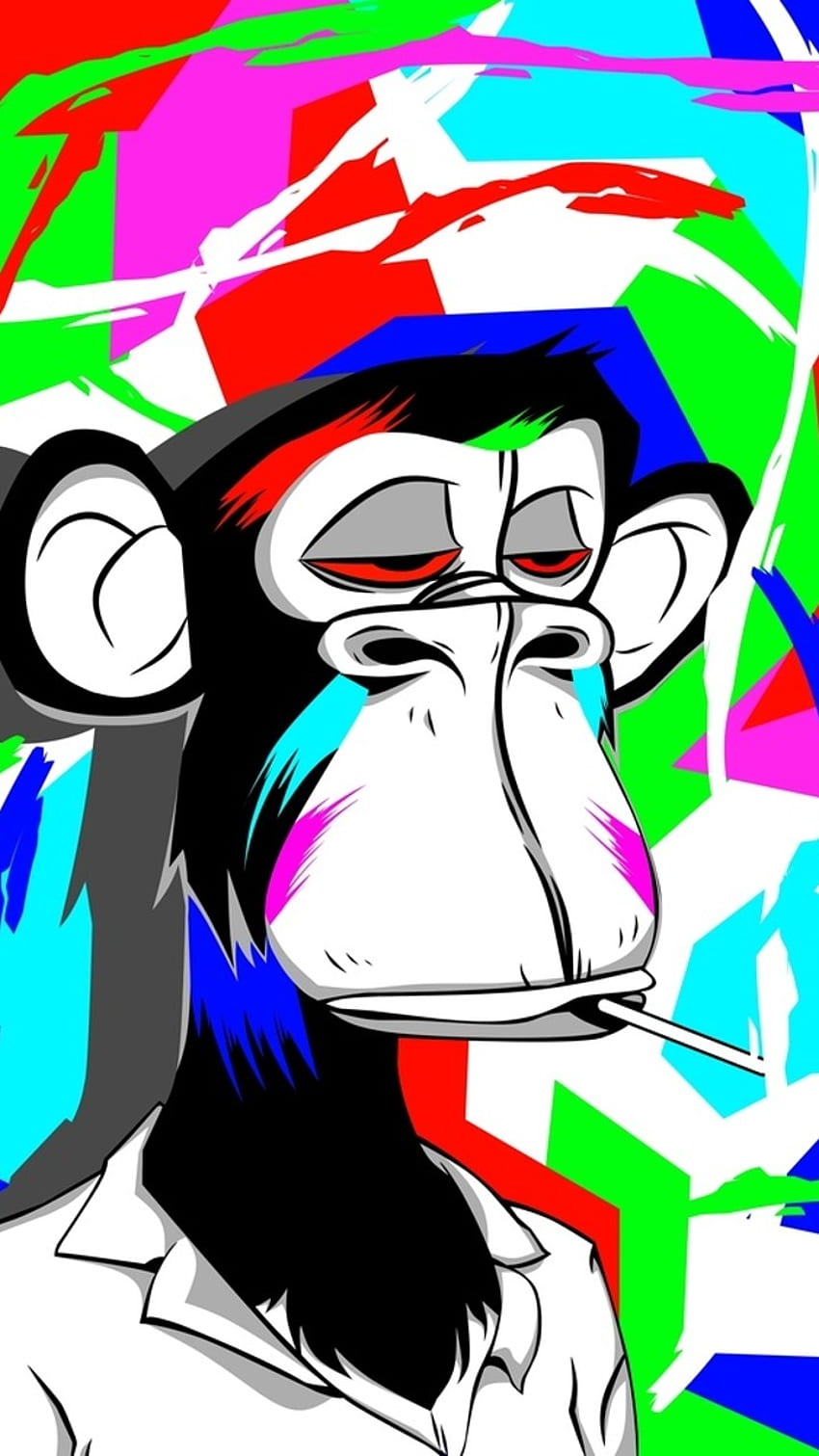 Mengapa Orang Menghabiskan Banyak Uang untuk NFT Art?, NFT Monkey wallpaper ponsel HD