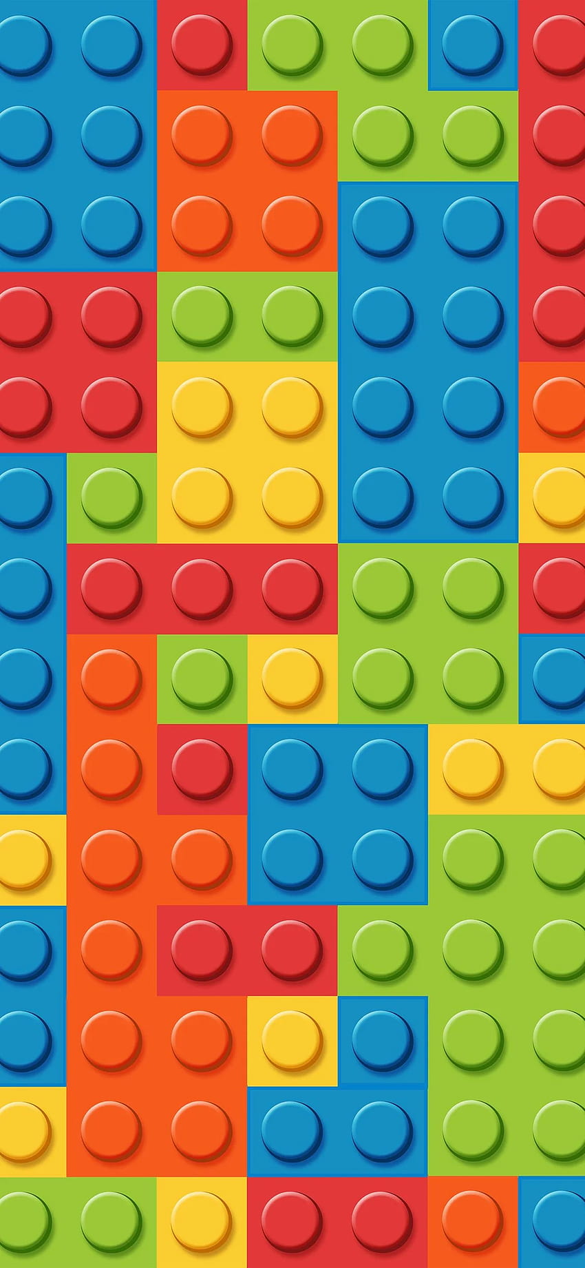 Blocs arc-en-ciel Lego Art Pattern, briques LEGO Fond d'écran de téléphone HD