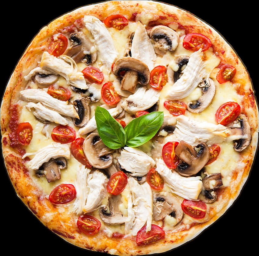 Chicken Pizza - Pizza Png PNG with No Background HD wallpaper