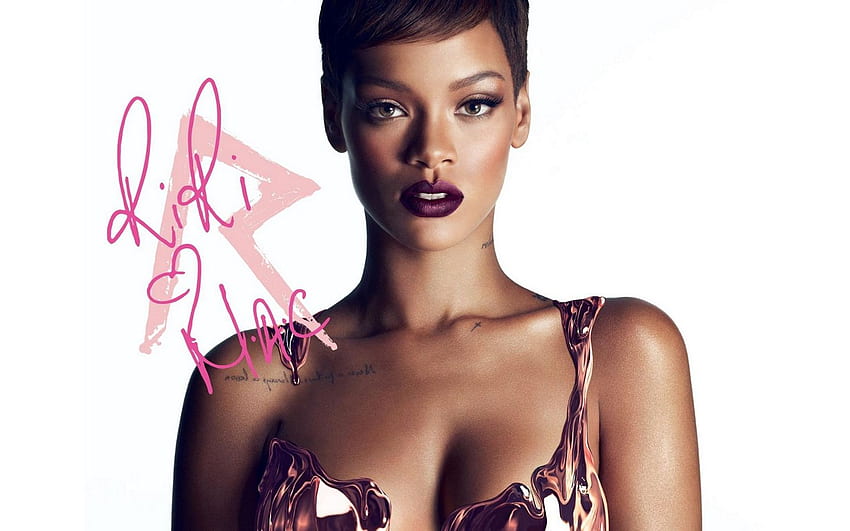 Rihanna Mac, Rihanna Makeup HD wallpaper