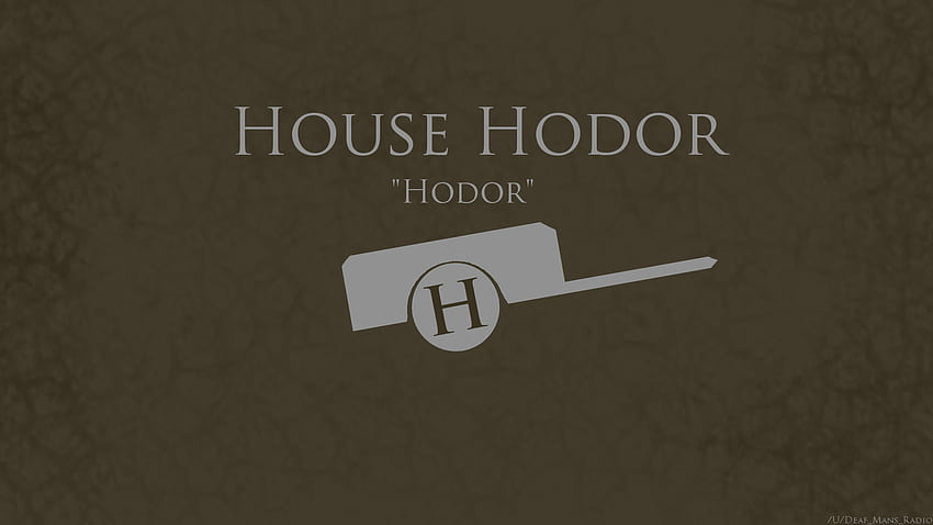 Game of thrones house album, Hodor HD wallpaper