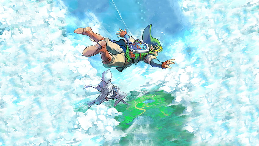 Zelda Background, Legend of Zelda Dual Screen HD wallpaper