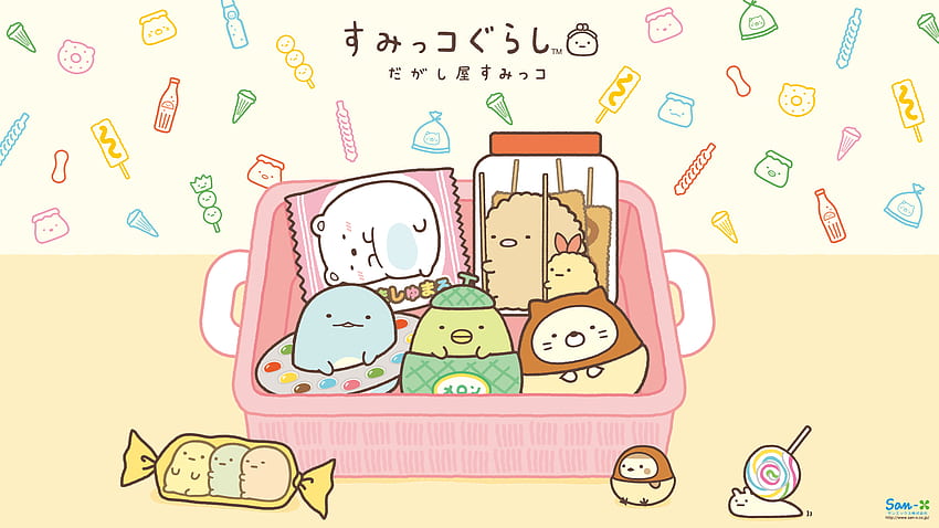 Download Sumikko Gurashi Characters Enjoying a Reading Session Wallpaper   Wallpaperscom