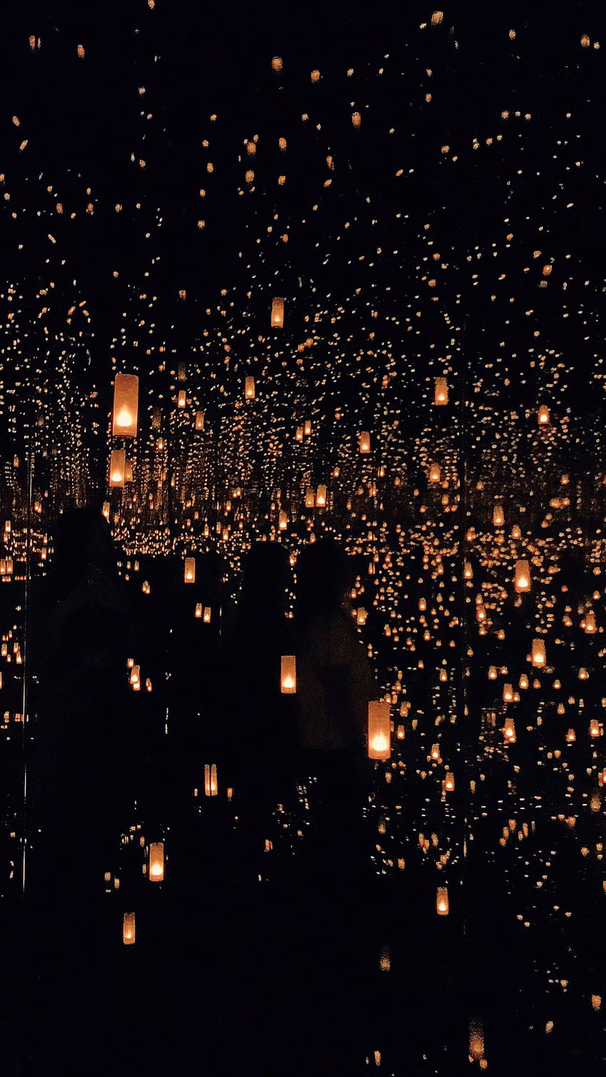 Yayoi Kusama. Himmelslaternen, Liebe, Infinity-Spiegel HD-Handy-Hintergrundbild