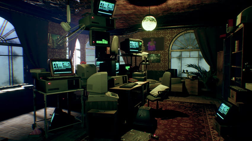 Cyberpunk - Ortamlarda Siber Oda, Cyberpunk Odası HD duvar kağıdı