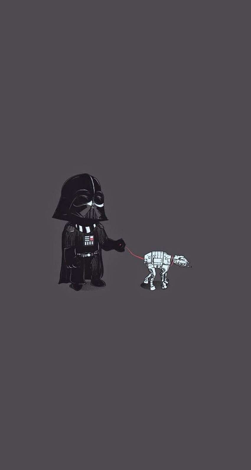 Darth Vader Walking AT AT Illustration IPhone 5, Funny 5 HD phone wallpaper
