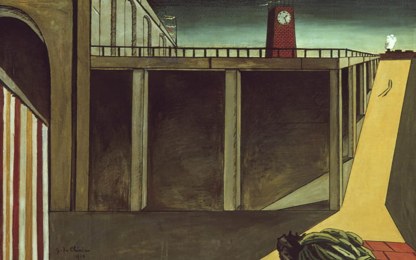 Charles Saatchi'nin Büyük Başyapıtları: Giorgio de Chirico'nun düş manzaraları Sürrealizme nasıl ilham verdi? HD duvar kağıdı