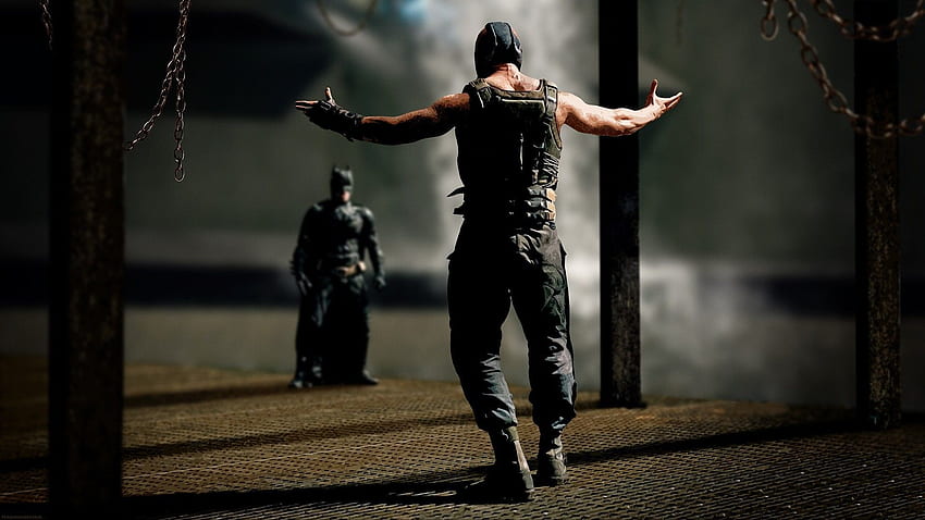 Bane, Batman, The Dark Knight Rises, Chains, MessenjahMatt / e Mobile Background papel de parede HD