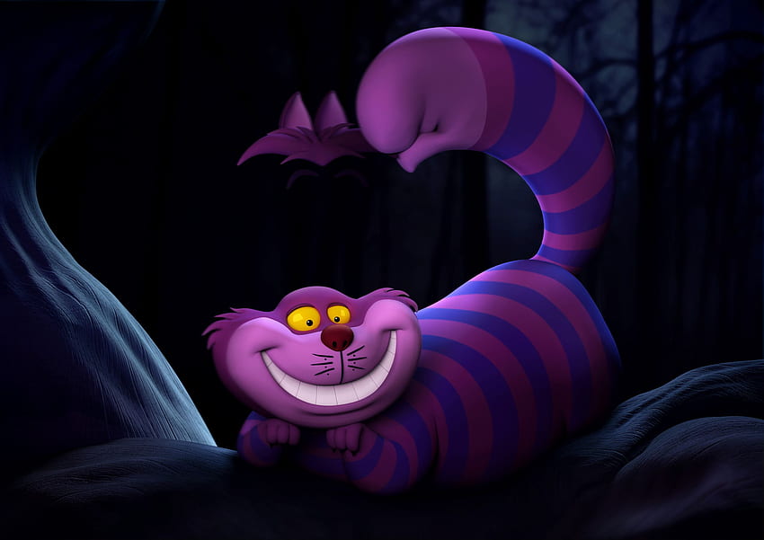 Cartoon Cheshire Cat, Disney Cheshire Cat HD wallpaper