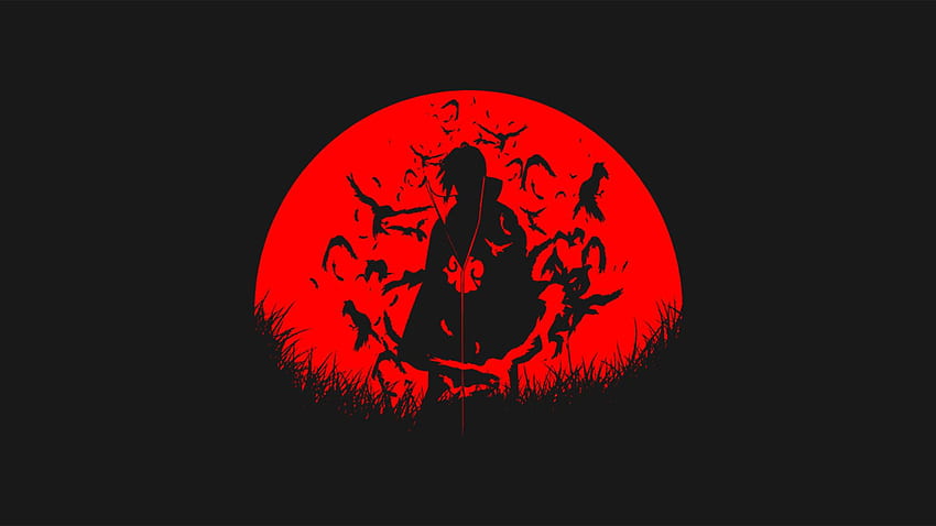 Akatsuki Black, Naruto Red Cloud HD wallpaper