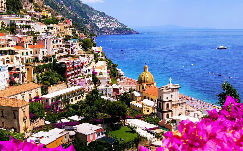 Kota Indah Pantai Amalfi . Wallpaper HD