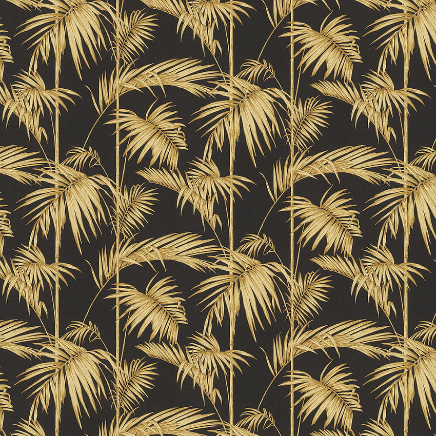 Palm by Metropolitan Stories - Black / Gold - : Direct, Gold Palm Trees HD phone wallpaper