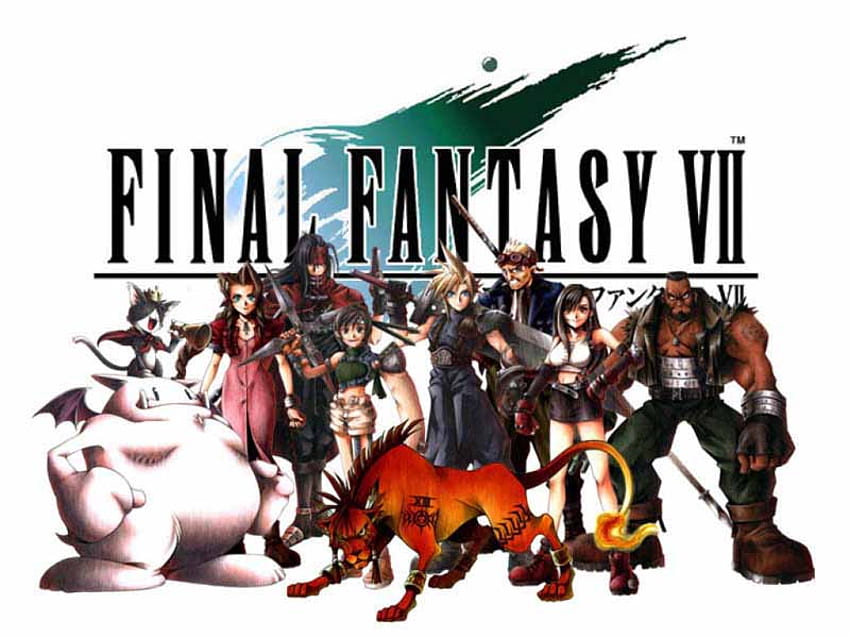 Final Fantasy, Zack Fair, Aerith or Aeris, Tifa Lockheart, Clod Stife Tapeta HD