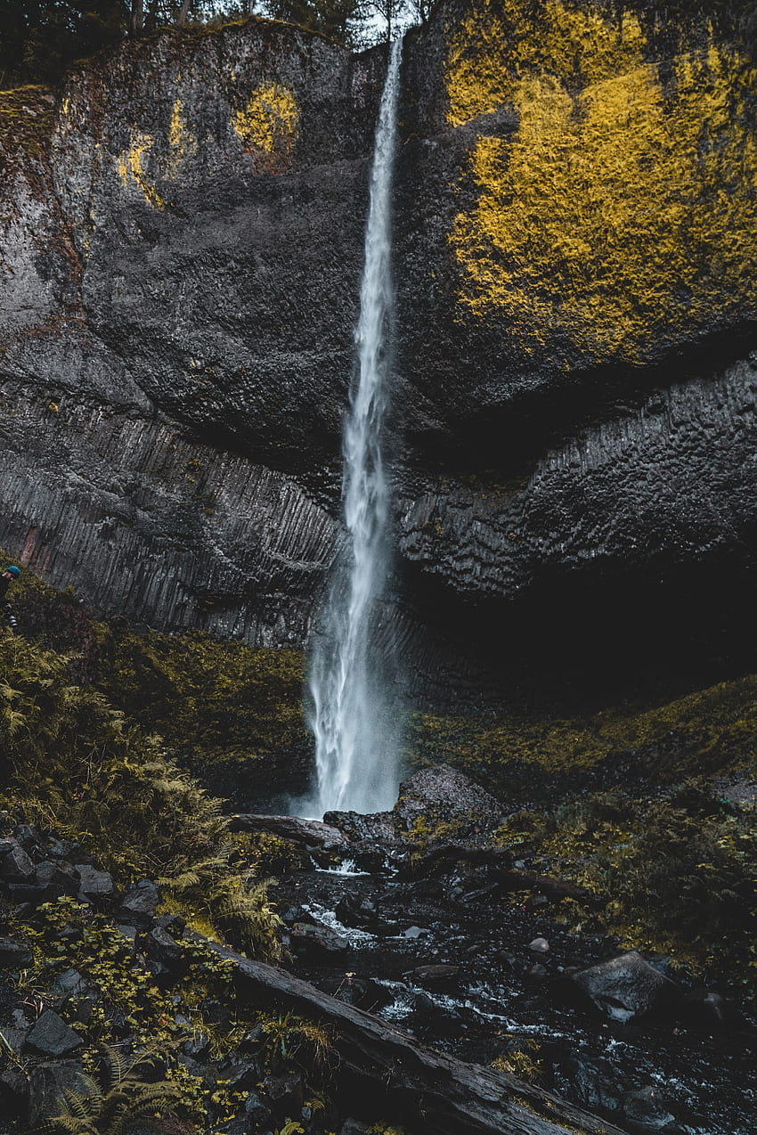 Nature, Water, Stones, Waterfall, Spray, Precipice, Break HD phone wallpaper