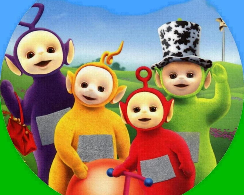 Teletubbies and Background - HD wallpaper