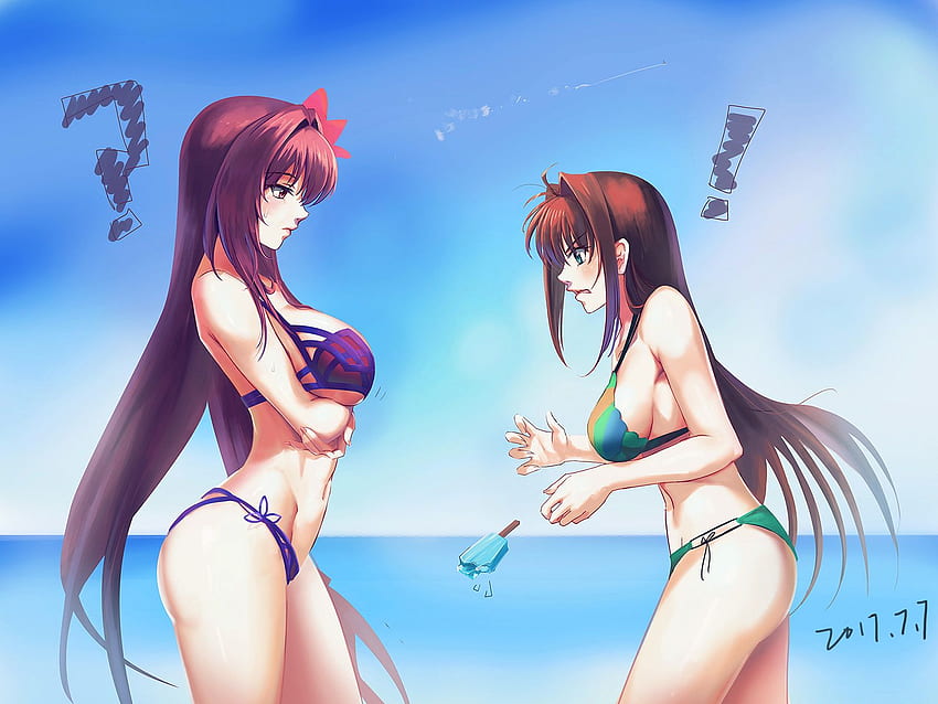 scathach, scathach, and aozaki aoko (fate and 3 more) drawn by ushas. Danbooru HD wallpaper