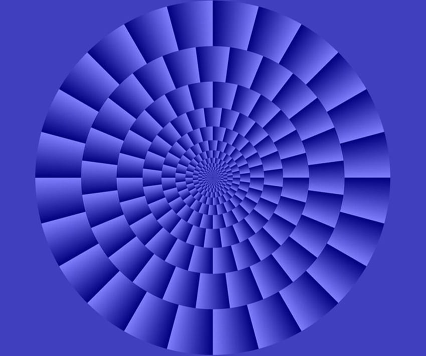 Blue Illusion, blue, cool, illusion HD wallpaper