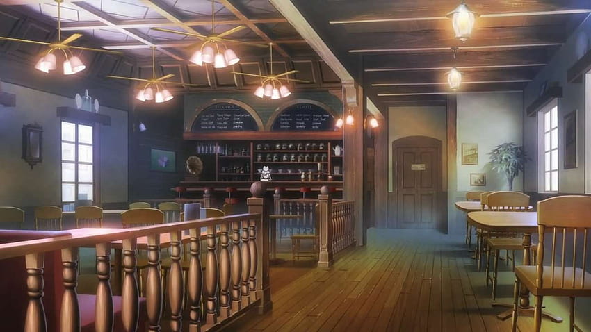 Anime coffee shop backgrounds HD wallpapers | Pxfuel
