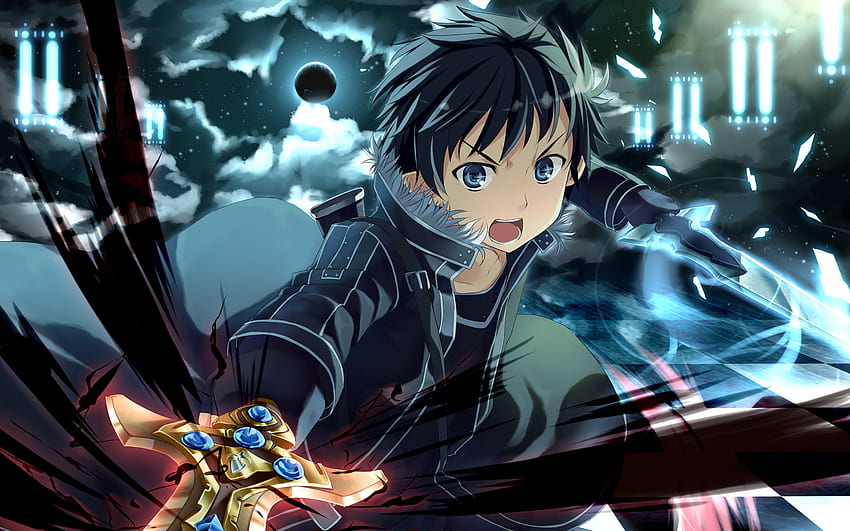 일본 애니메이션, 남자, Sword Art Online HD 월페이퍼
