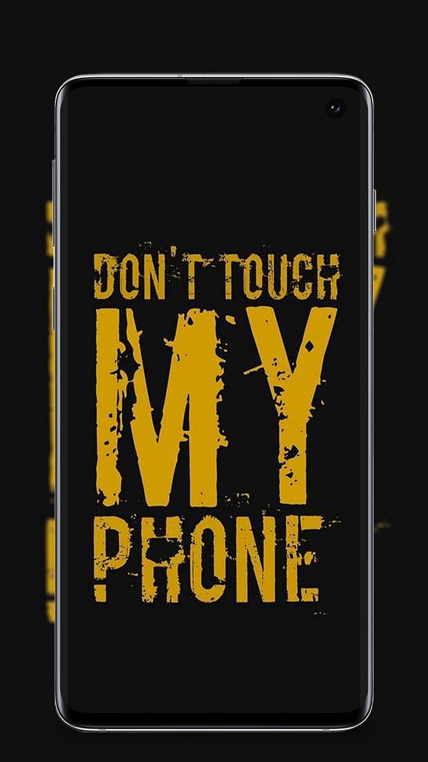 Berühren Sie mein Telefon nicht live, Sperren, Mobil, Warnung, schirm, Ästhetik, berühren Sie mein Telefon nicht HD-Handy-Hintergrundbild