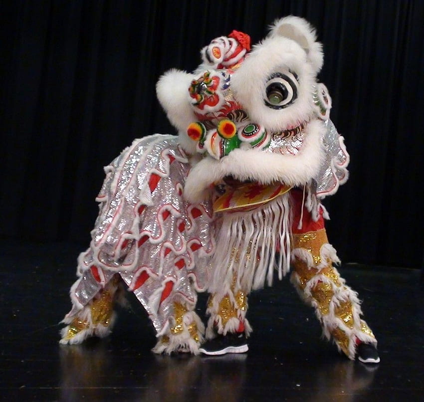 사자춤 - 중국 사자춤 흰색. 티 HD 월페이퍼