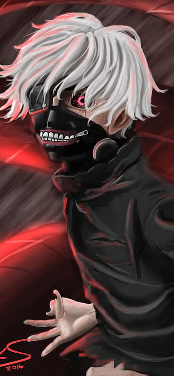 Download wallpaper 240x320 tokyo ghoul, dark, anime boy, artwork, old mobile,  cell phone, smartphone, 240x320 hd image background, 18584