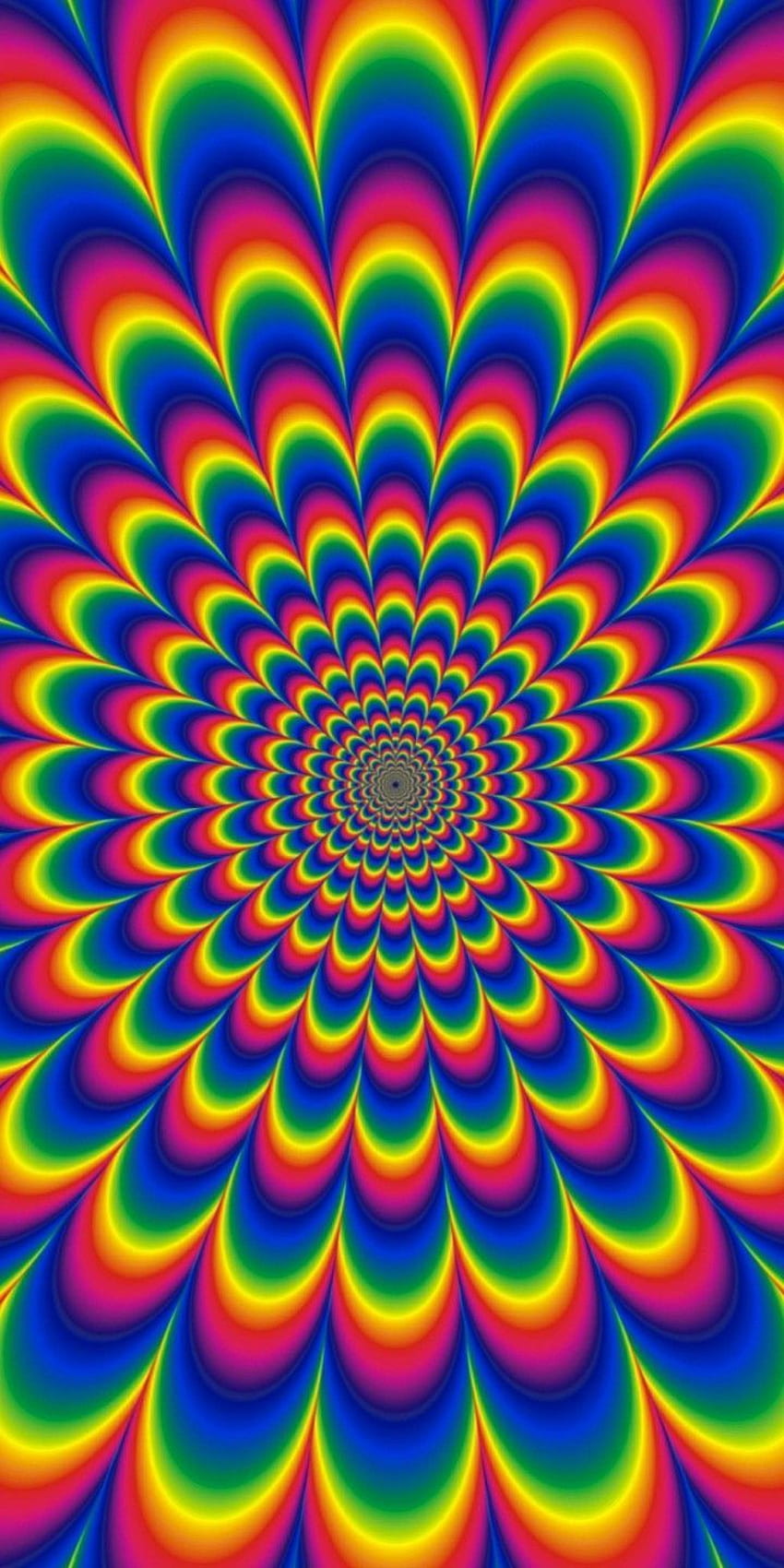 Psychedelisch. Trippy, Hippie, Regenbogen, Trippy Neon HD-Handy-Hintergrundbild