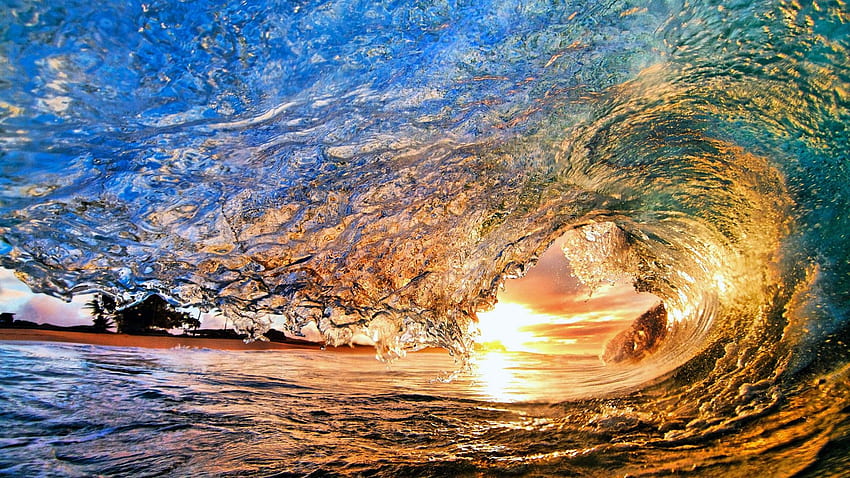 Sea, , , Ocean, Ocean Sun HD wallpaper
