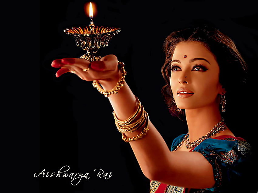 aishwarya rai bachchan, bollywood, bella, attrice, india Sfondo HD
