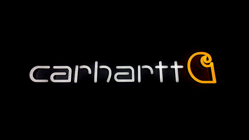 Neonowe logo dla handlu detalicznego odzieżą, Carhartt - Niestandardowe neony Tapeta HD