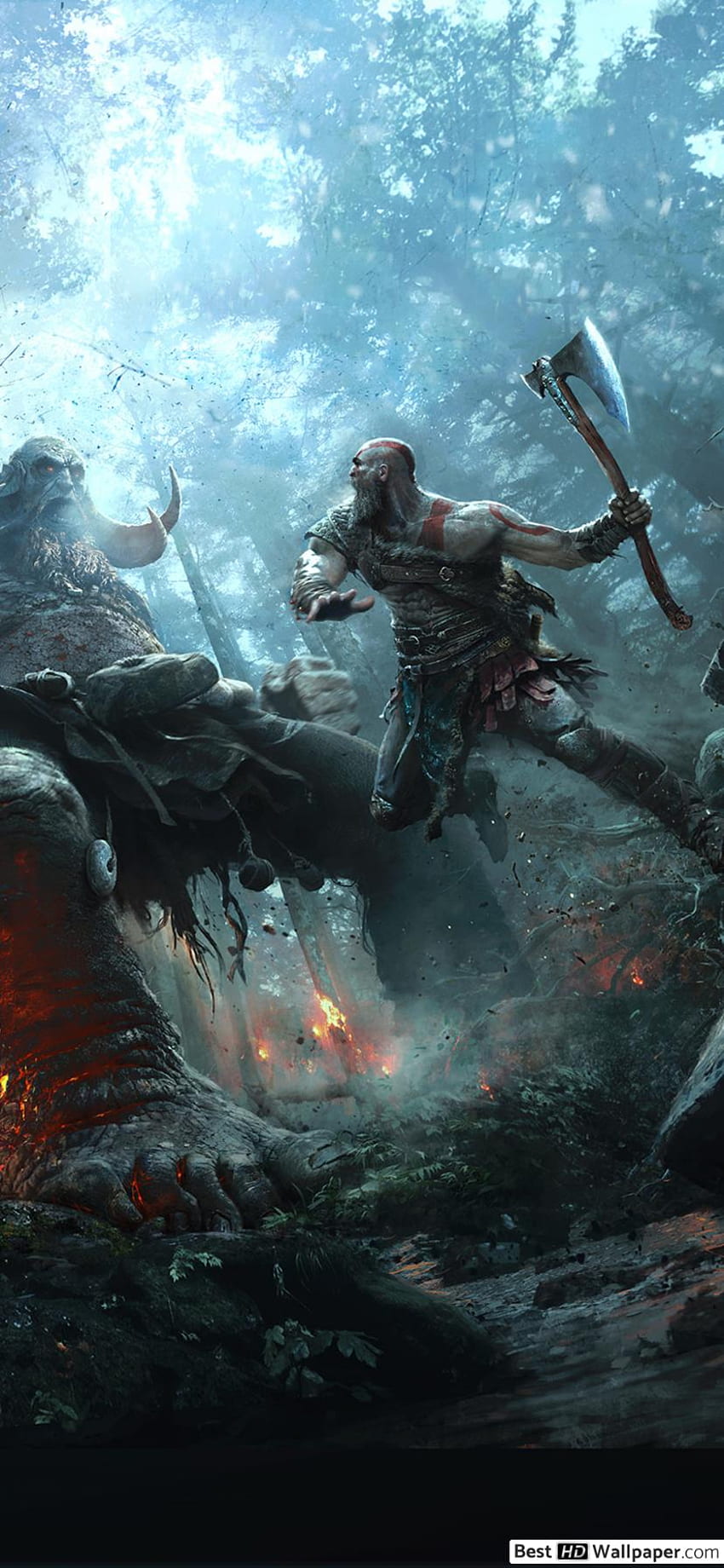 I finally found a God of War wallpaper that works with depth  riOSsetups