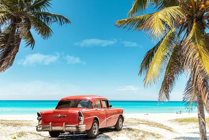 가장 인기있는 중남미 목적지. 쿠바 여행, 쿠바 해변 HD 월페이퍼