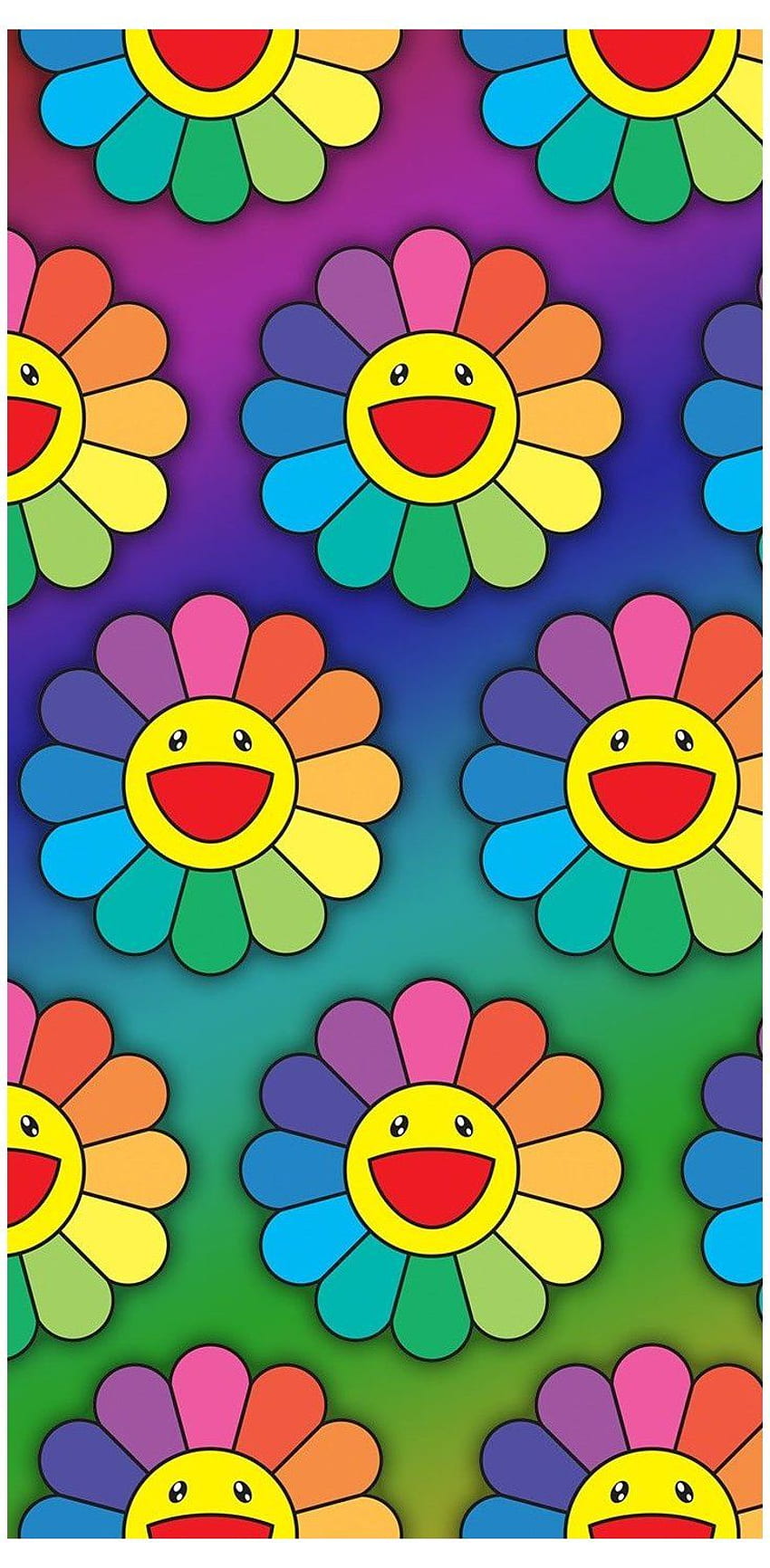 Anasilvia on Fondos de pantalla♥️ in 2021. Flower phone , Murakami flower, iPhone tumblr aesthetic, Takashi Murakami HD phone wallpaper