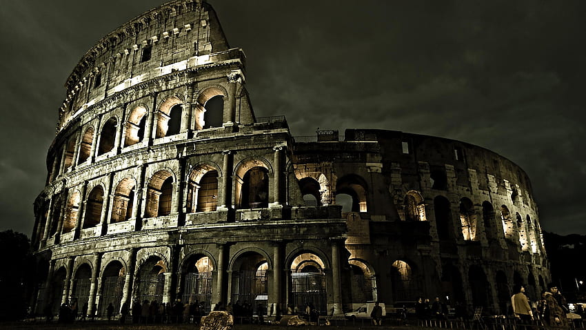 The Colosseum of Rome, Rome, Colosseum, Building, Ancient HD wallpaper