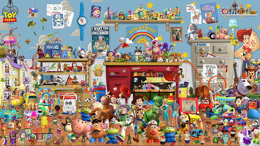 The ENTIRE Toy Story Cast : disney HD wallpaper