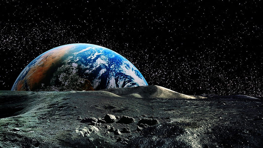 Half earth. Sci fi , Planets , Background, Earth Science HD wallpaper