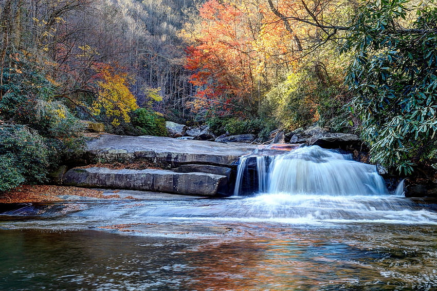 North Carolina travel, Blue Ridge Mountains Fall HD wallpaper