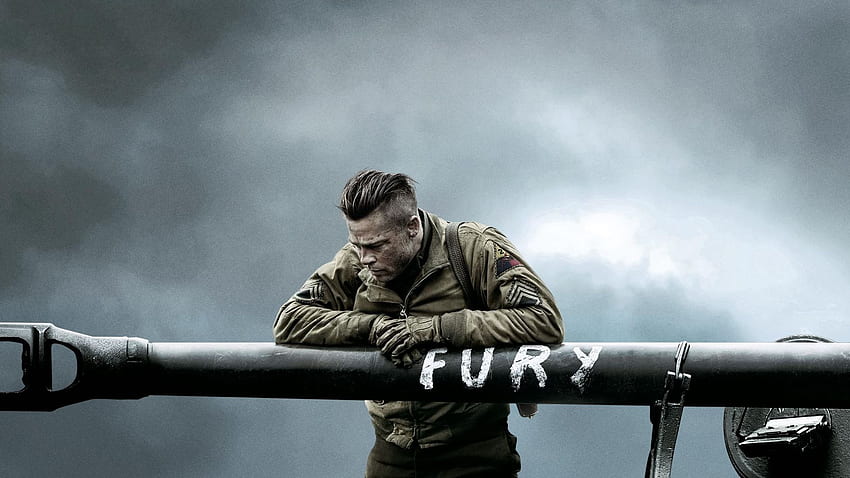 Furia w 2020 roku. Film Furia, Brad Pitt, plakat filmu Furia Tapeta HD