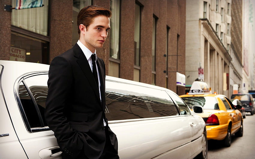Robert Pattinson en costume avec voiture ,, Rich Man Fond d'écran HD