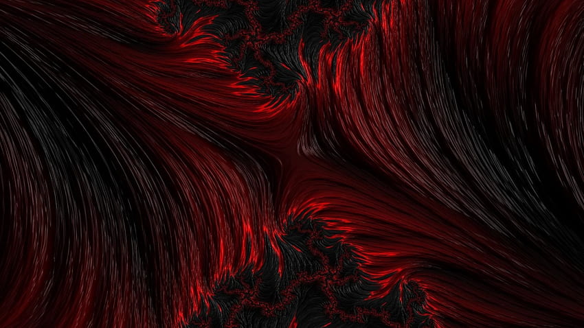 Червени тъмни нишки, абстрактно, изкуство, двоен широк, широк екран, червено 2048 X 1152 HD тапет
