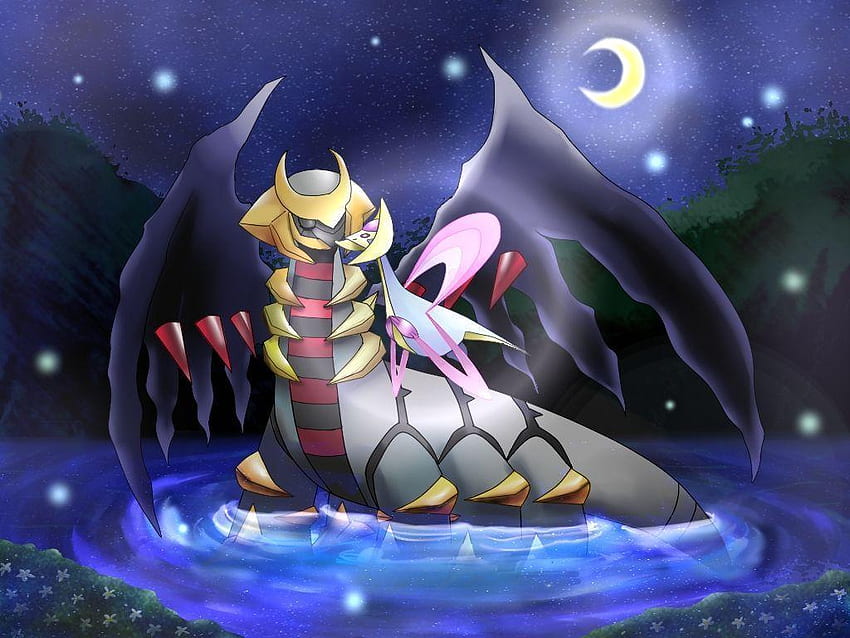 Giratina [Altered, Shiny] - Pokemon Wallpaper by ShojiZenshin on