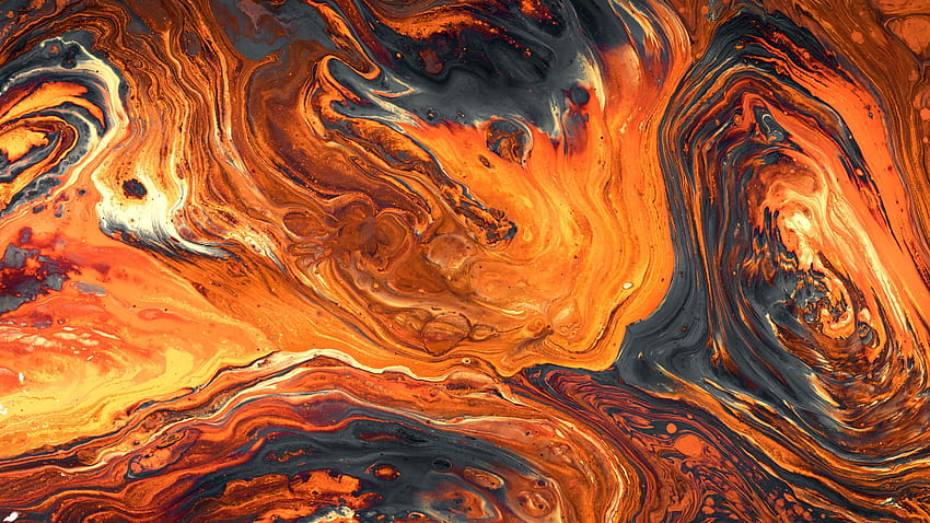 oranye, cat akrilik, karya seni, tekstur, , latar belakang, 20686 Wallpaper HD