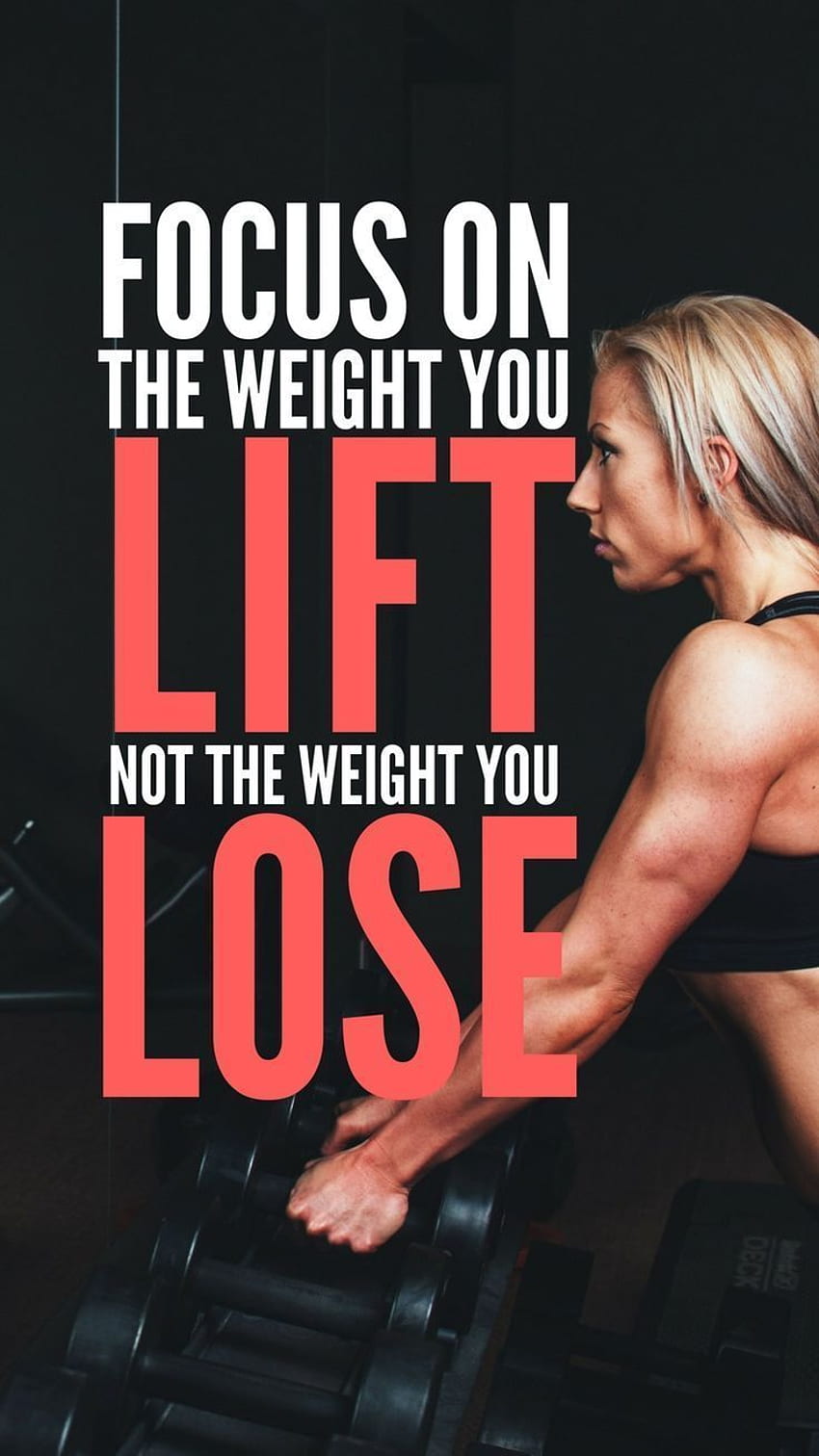 Womens Gym Quotes - 9 Mobile . Citation, Musculation HD phone wallpaper